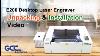 Gcc Mercuryiii 25w Laser Engraving Engraver Cutter Machine Me-25 Fume Extractor